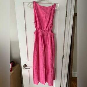 Petal & Pup pink linen dress